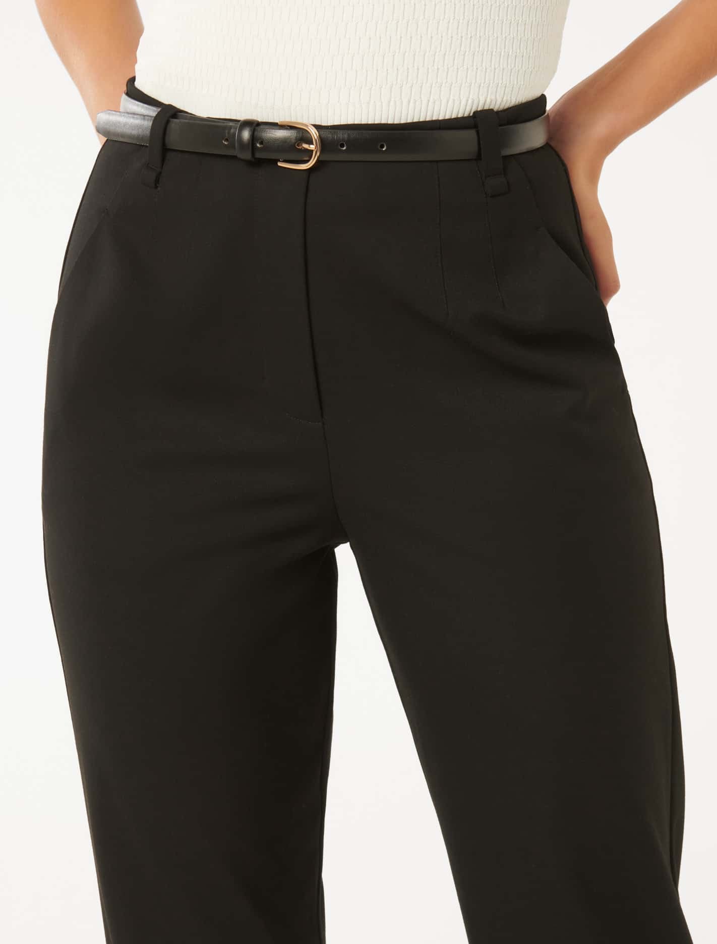 Terry Tapered Pants Black