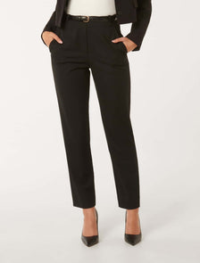 Terry Tapered Pants Black