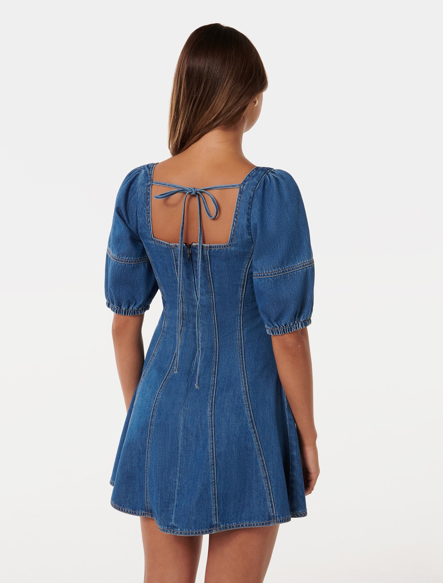 Sierra Denim Dress Dark Wash