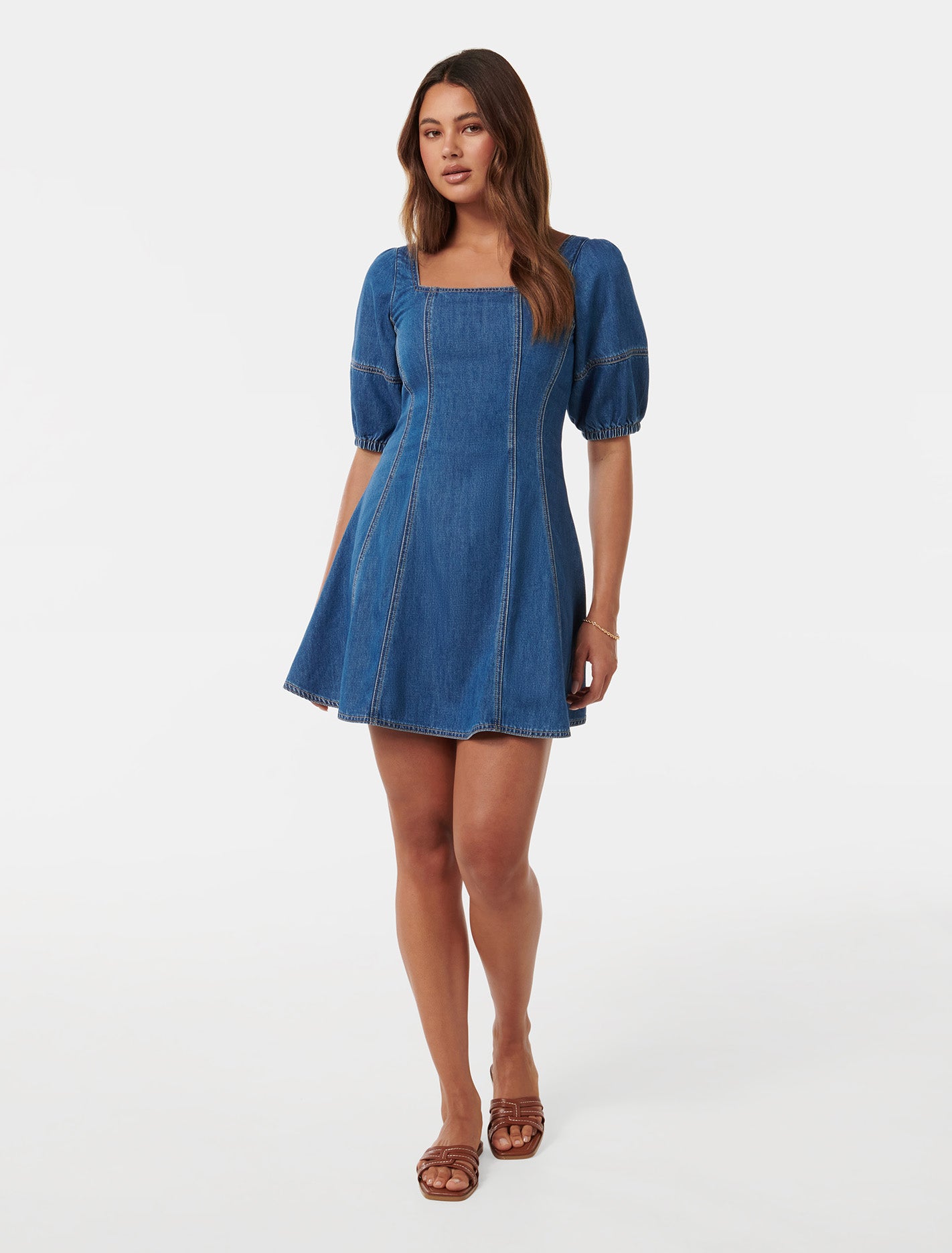 Sierra Denim Dress Dark Wash