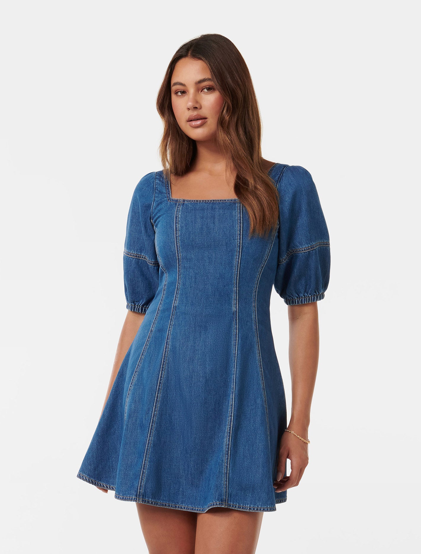 Sierra Denim Dress Dark Wash
