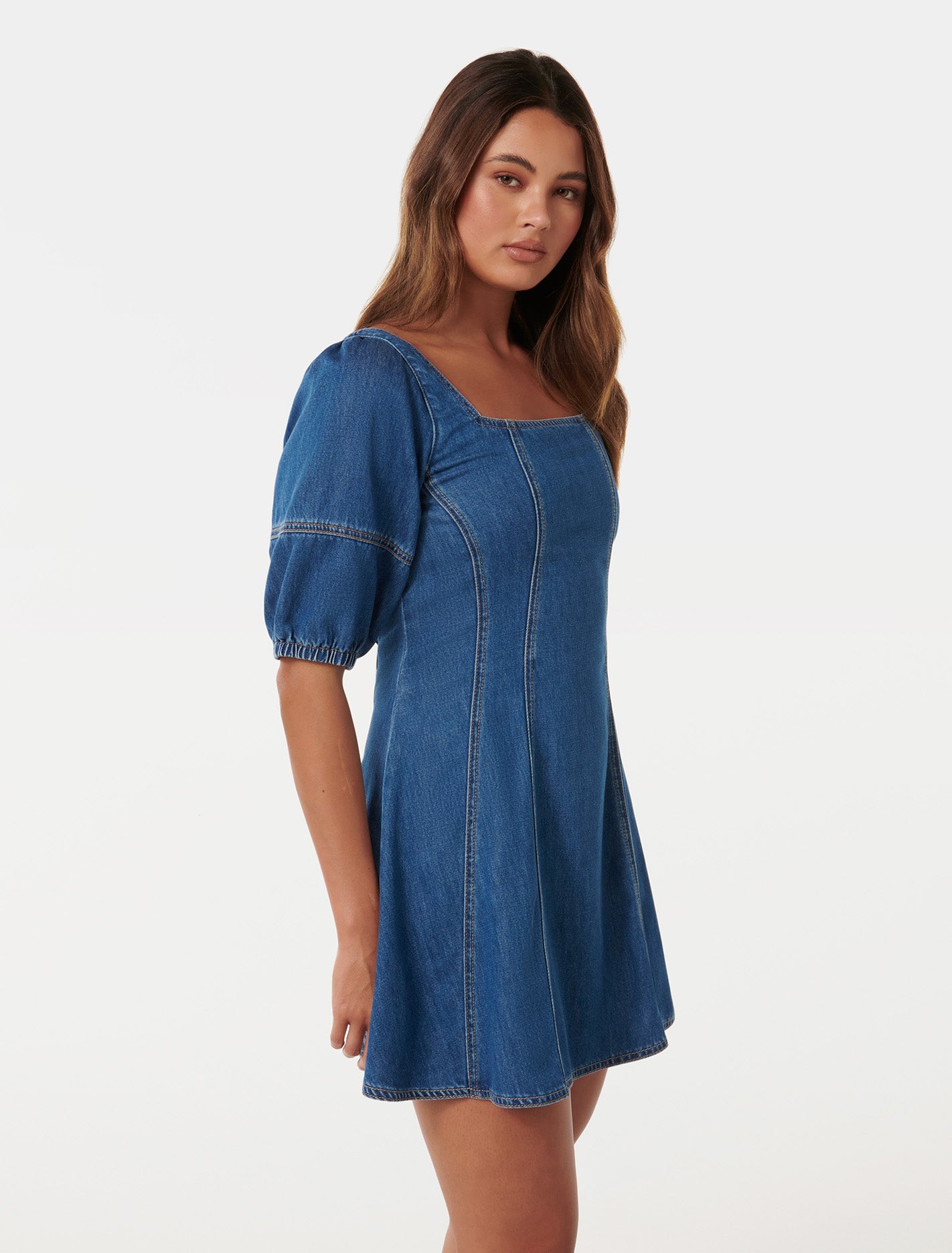 Sierra Denim Dress Dark Wash