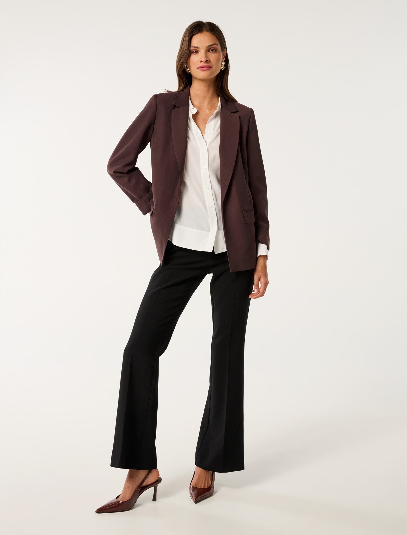 Mason Boyfriend Blazer Espresso