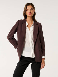 Mason Boyfriend Blazer Espresso