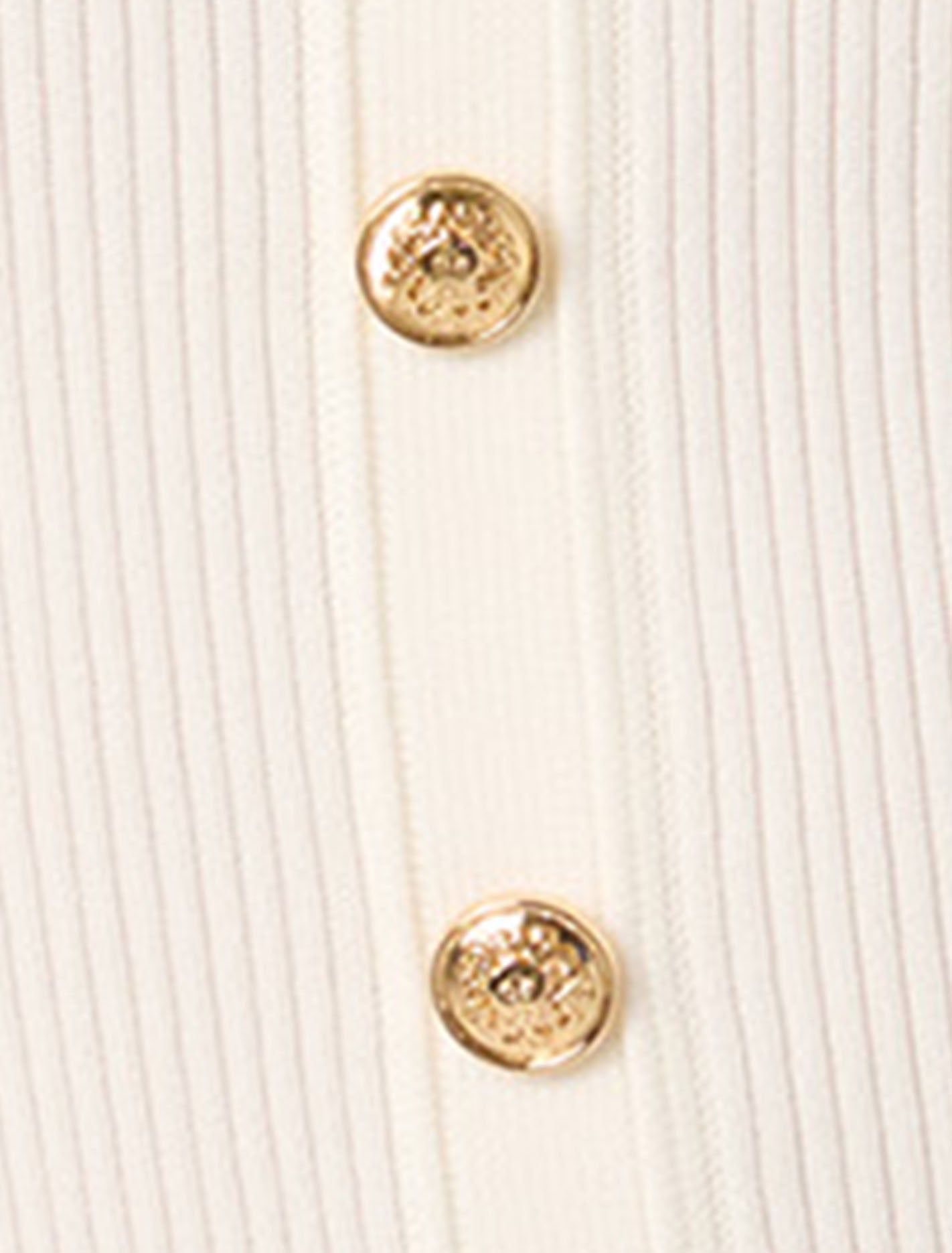 Kelly Button Through Knit Dress Porcelain