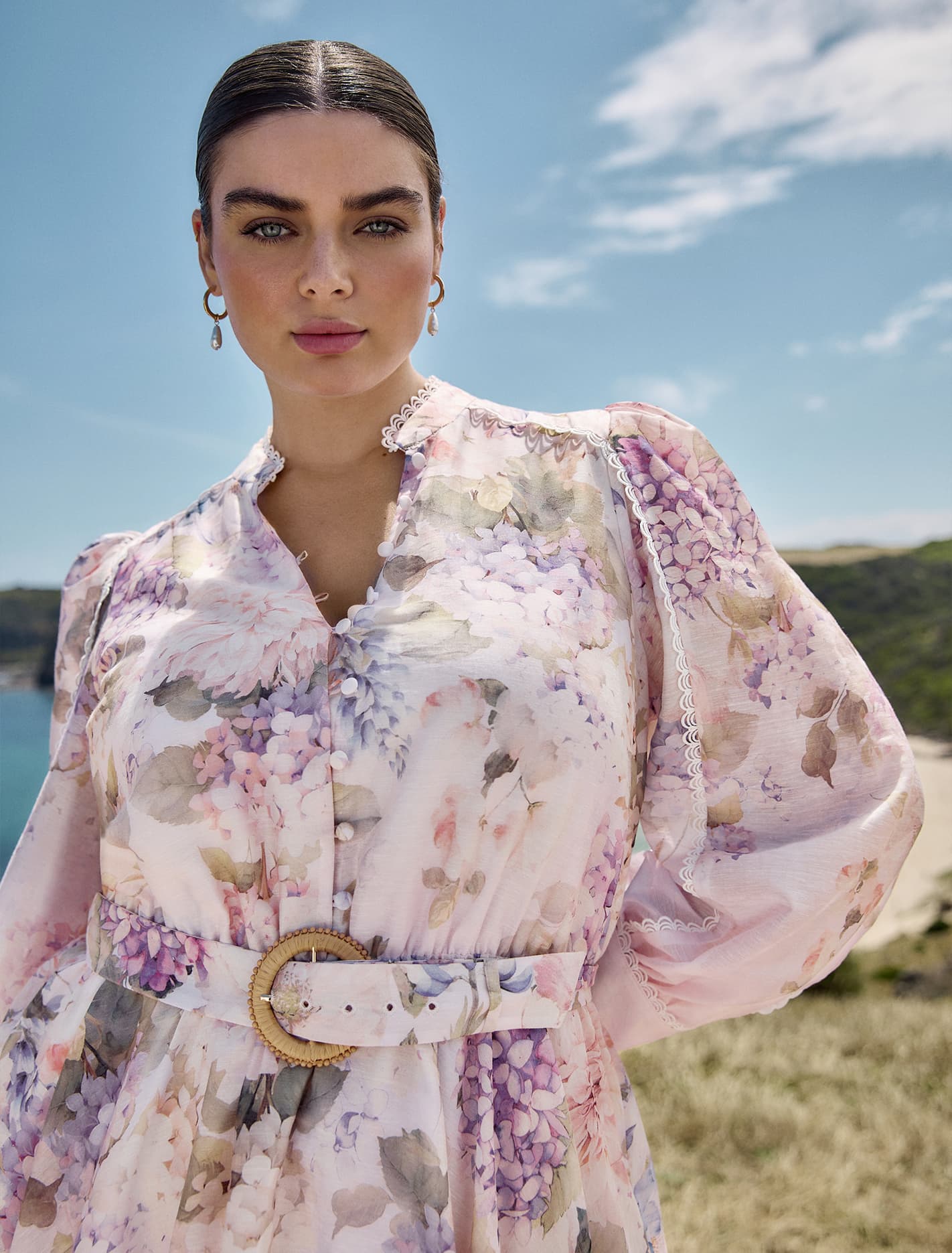 Vienna Curve Trim Skater Warrantina Floral