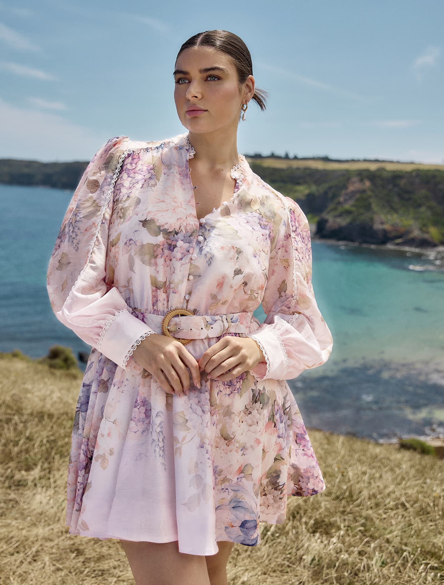 Vienna Curve Trim Skater Warrantina Floral