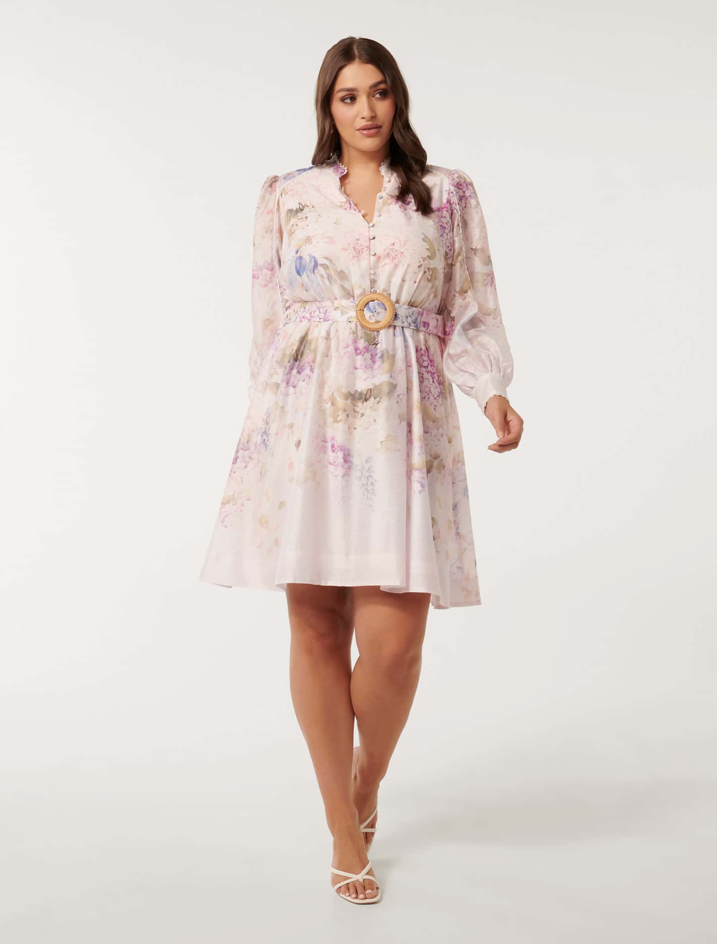 Vienna Curve Trim Skater Warrantina Floral