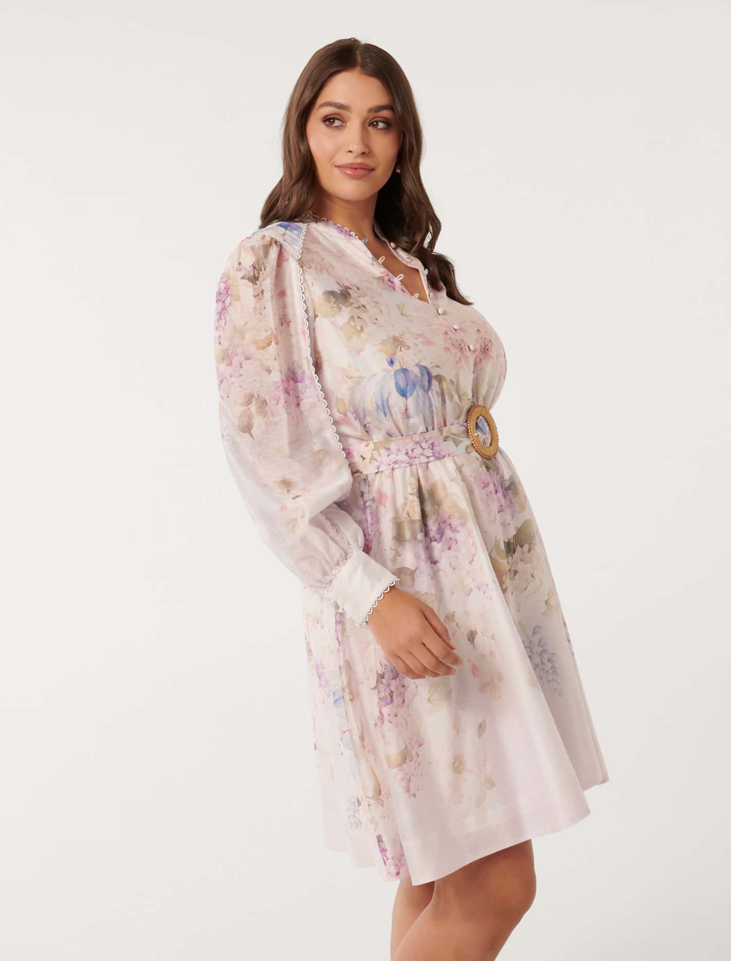 Vienna Curve Trim Skater Warrantina Floral