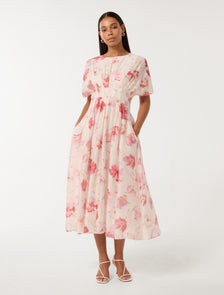 Eve Seam Detail Dress Valerie Floral