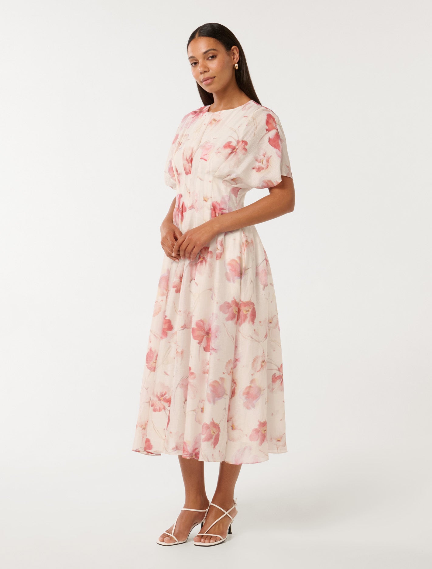 Eve Seam Detail Dress Valerie Floral