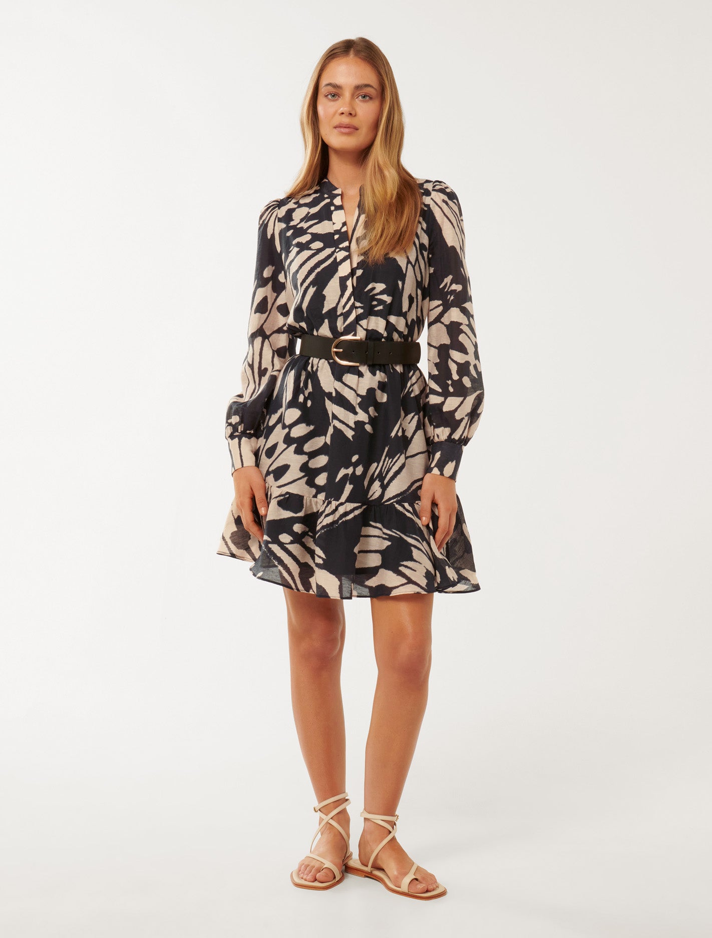 Hollie Blouson Sleeve Mini Mari Butterfly