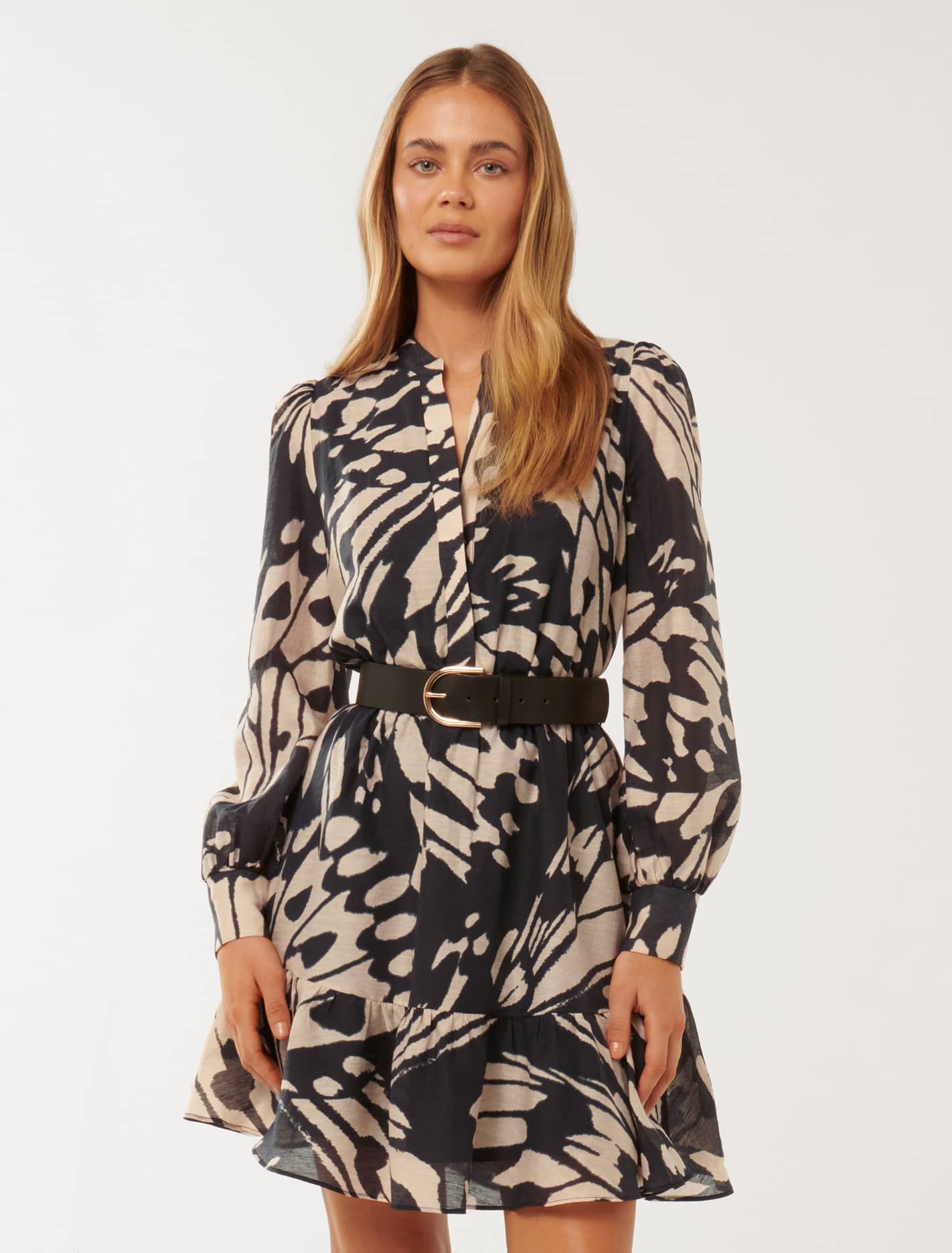 Hollie Blouson Sleeve Mini Mari Butterfly