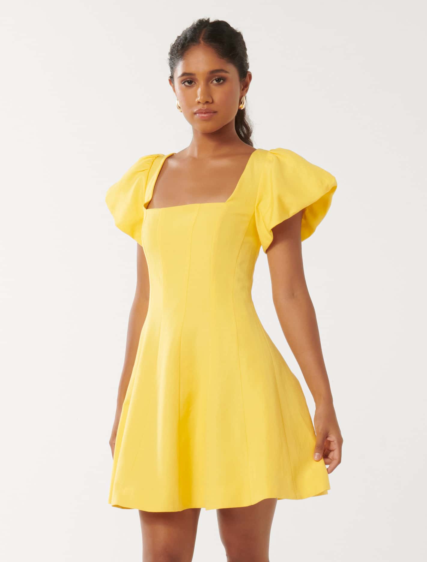 Josie Petite Square Neck Mini Aspen Gold