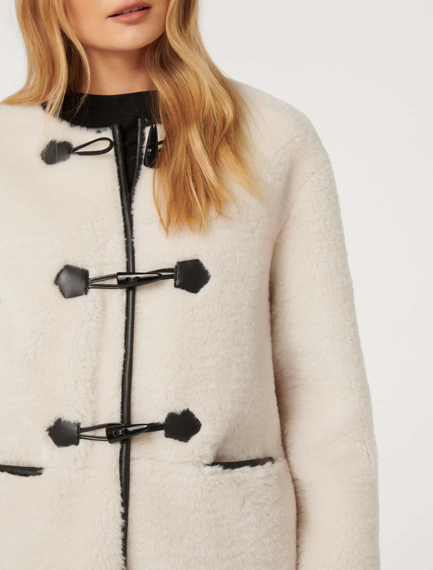 Sally Toggle Coat Cream