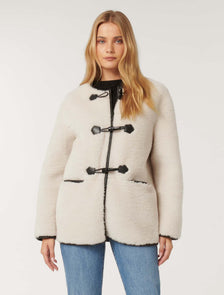 Sally Toggle Coat Cream
