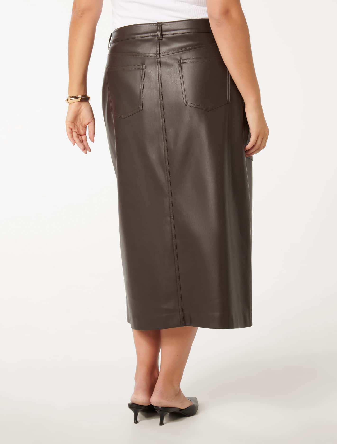 Elodie Curve Vegan Midaxi Chocolate
