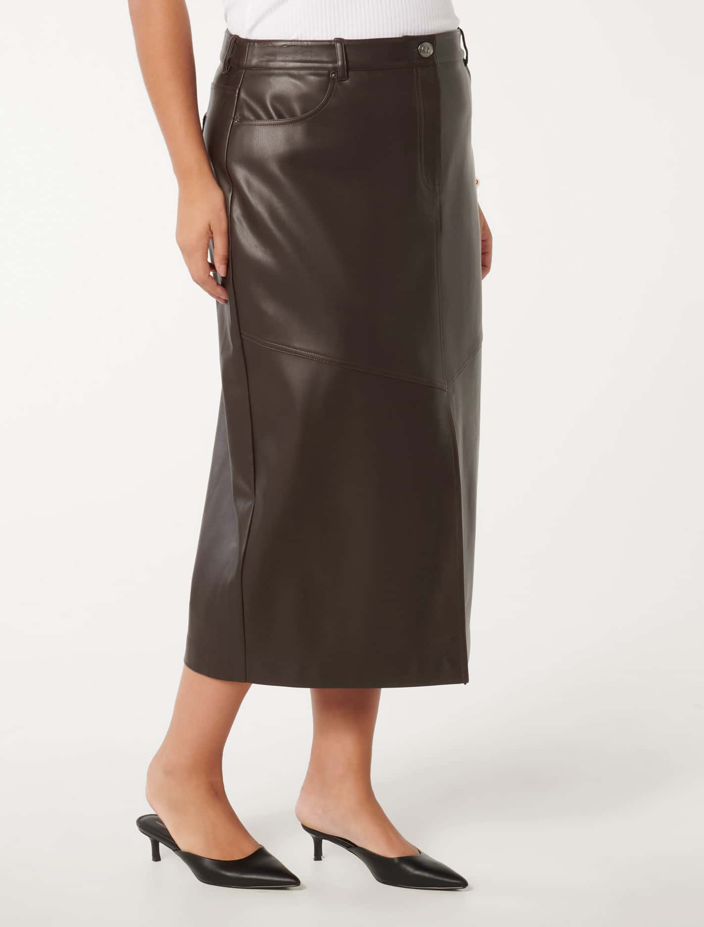Elodie Curve Vegan Midaxi Chocolate