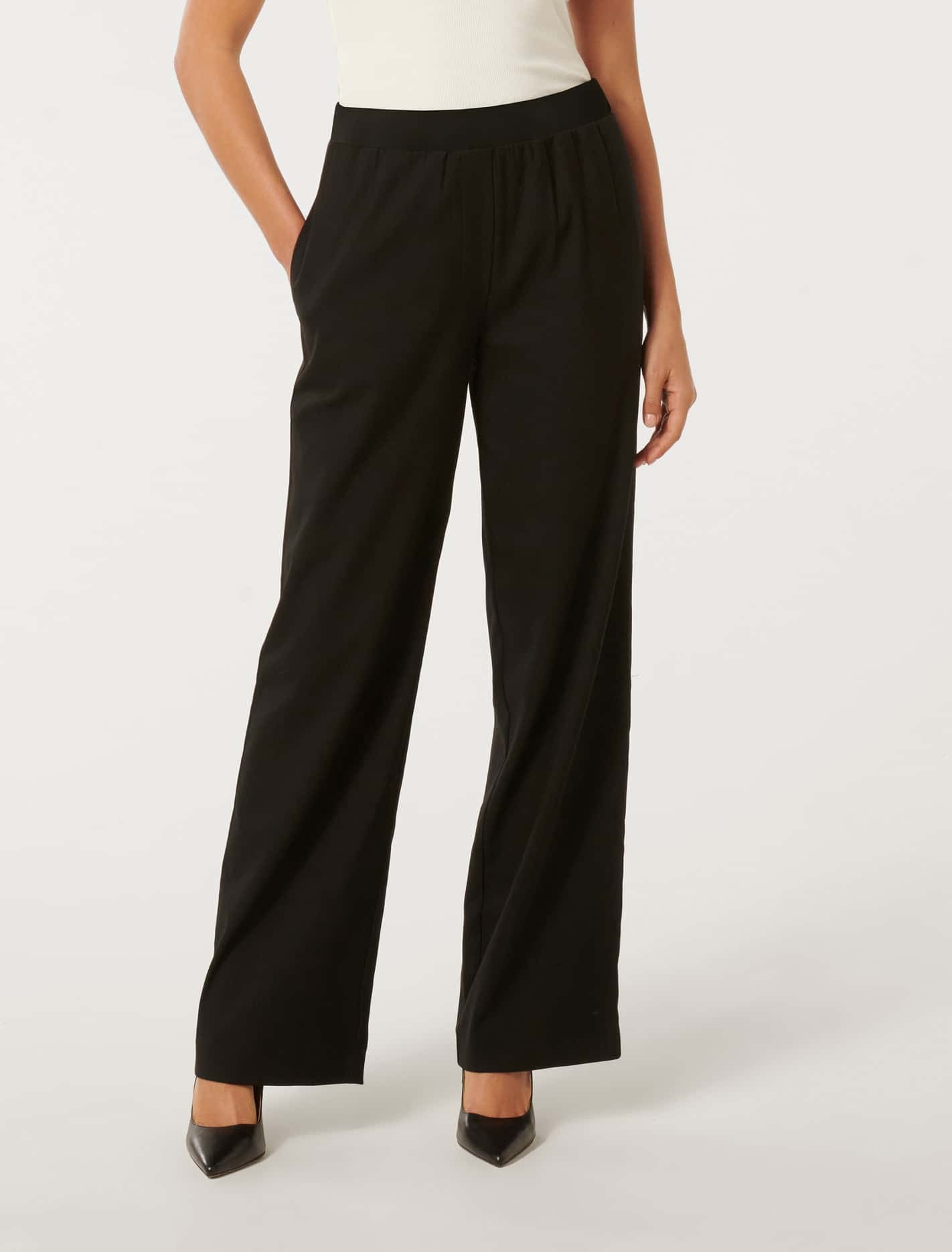 Daria Formal Straight Jogger Black