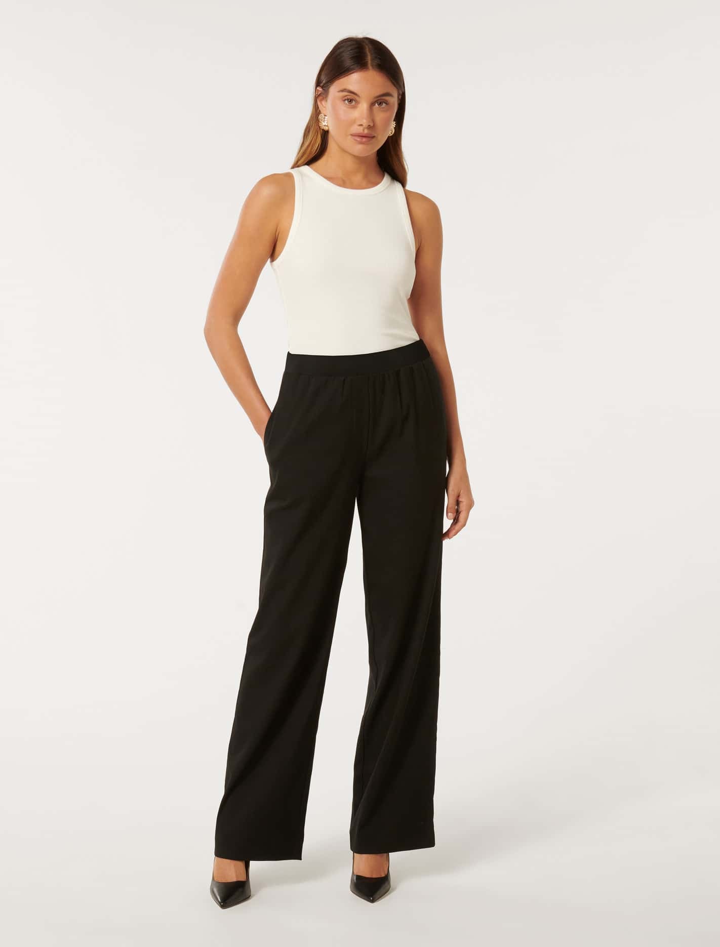 Daria Formal Straight Jogger Black