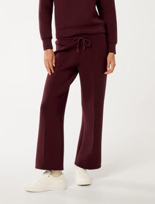 Tiana Wide Leg Joggers Deep Maroon