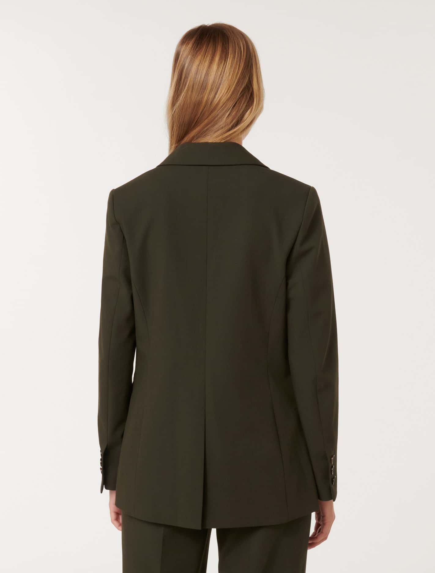 Claire Single Breasted Blazer Dark Olive Suit