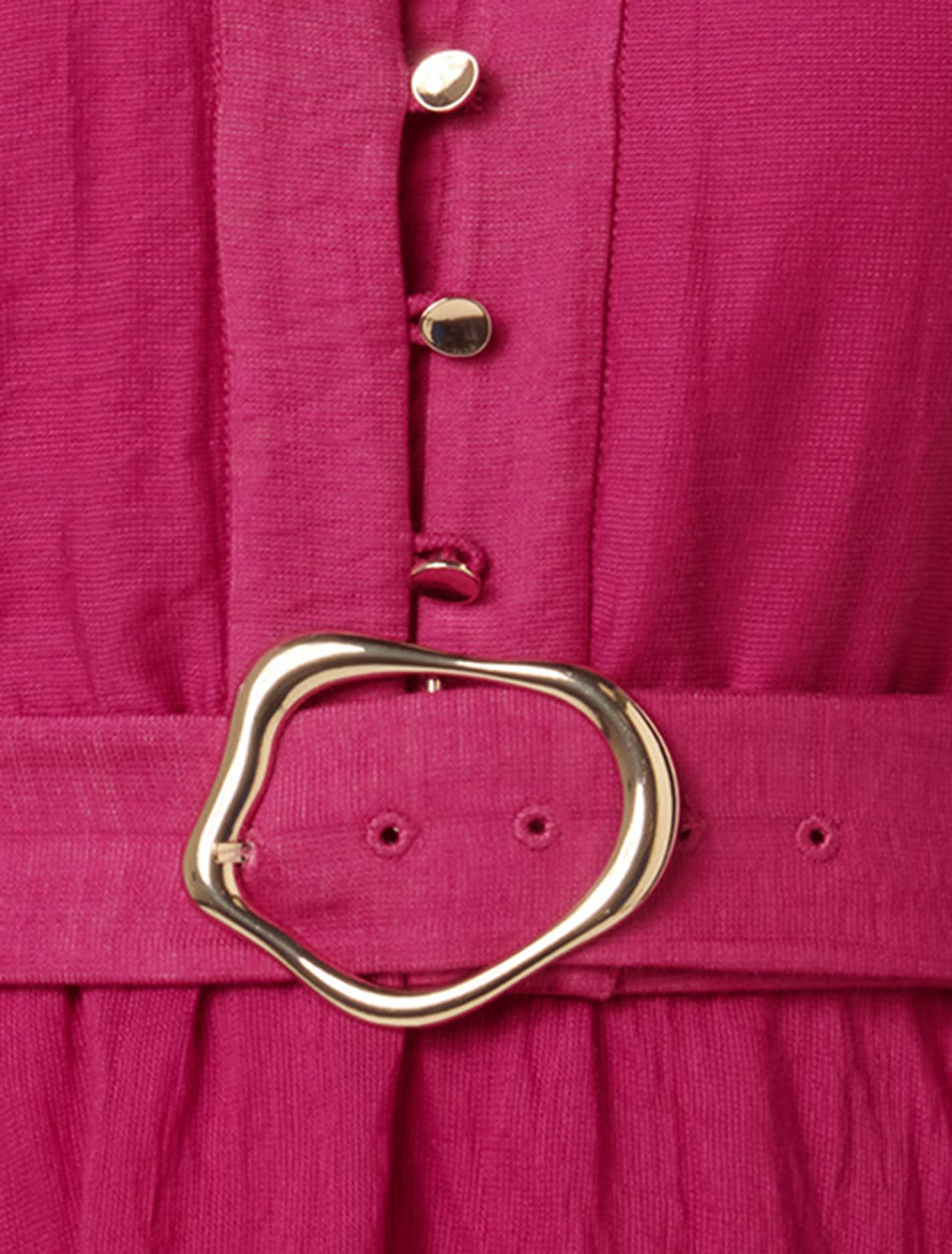 Lucille Textured Belted Mini Claret