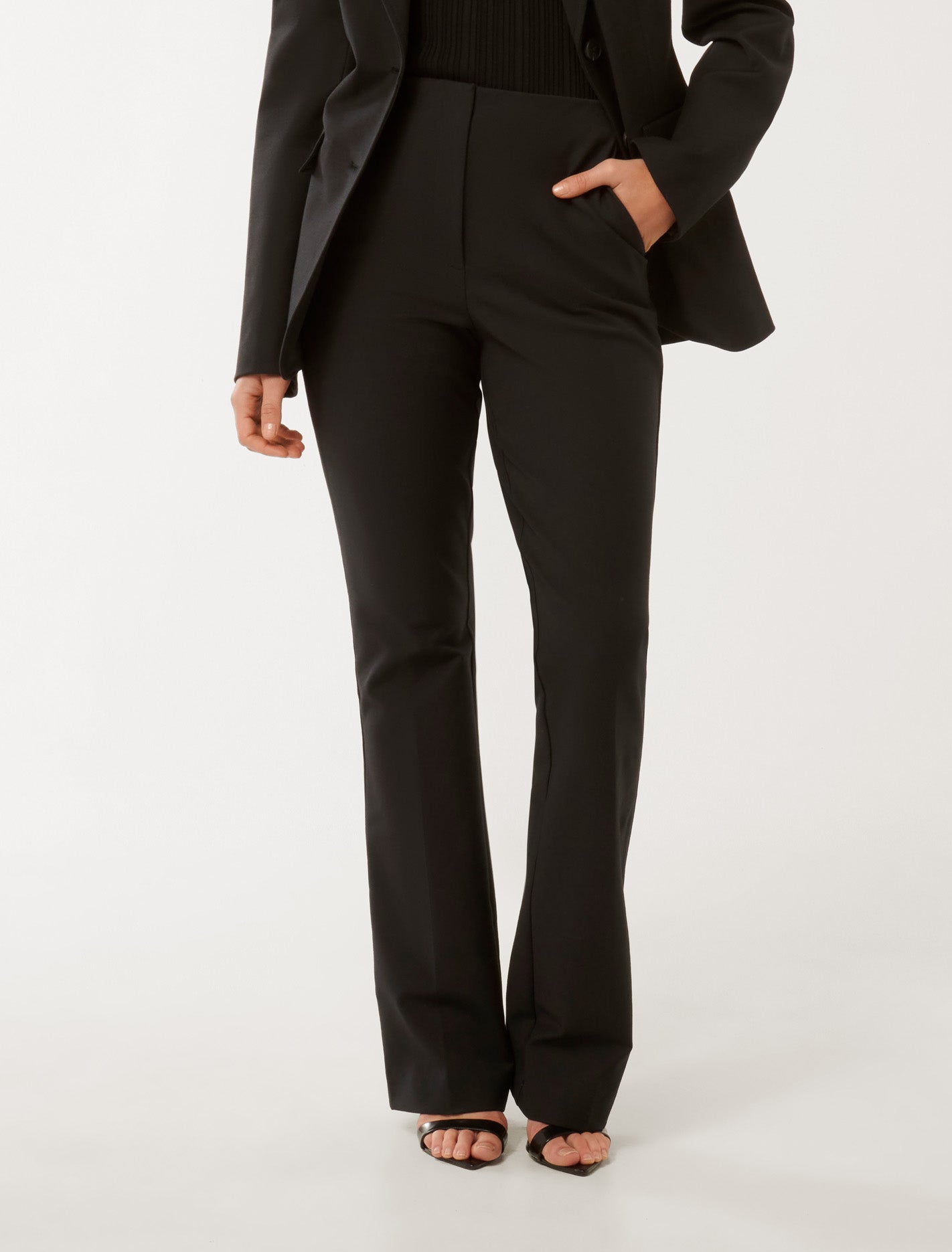 Emerson Flare Pants Black Suit