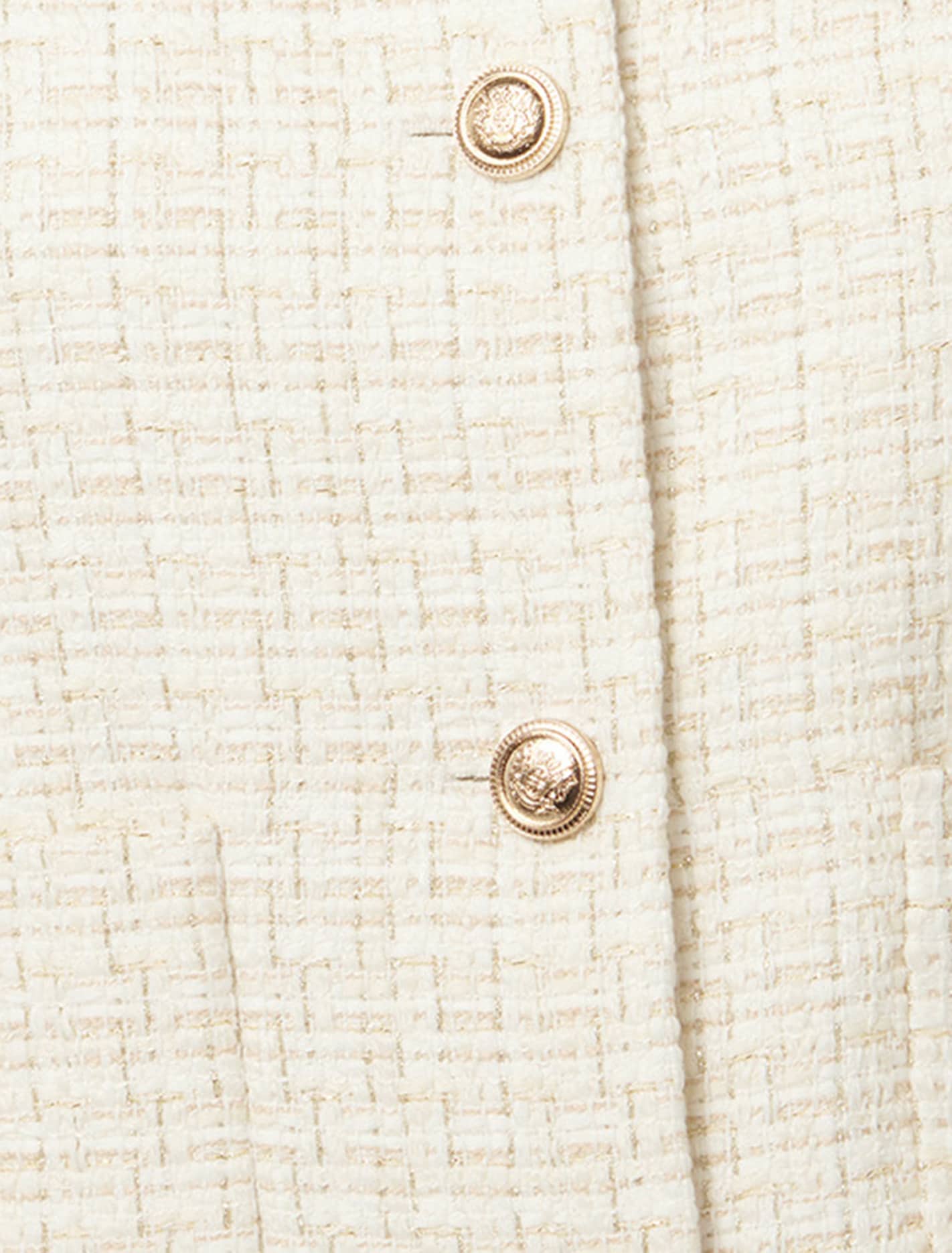 Linda Boucle Jacket White/Gold Suit