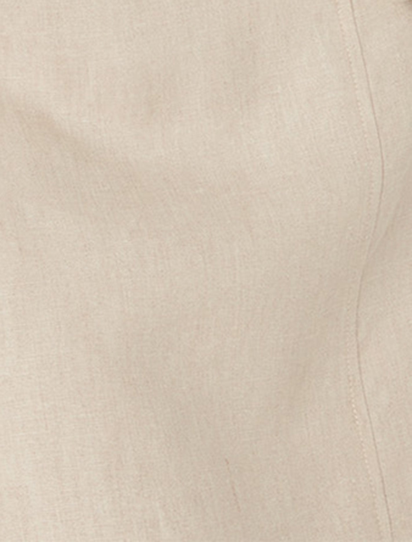 Charlie Belted Linen Mini Natural