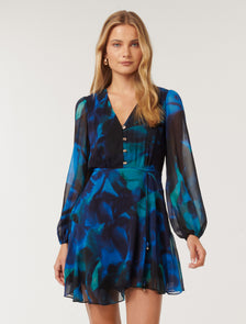 Tamara Asymm Mini Dress Rosalia Floral