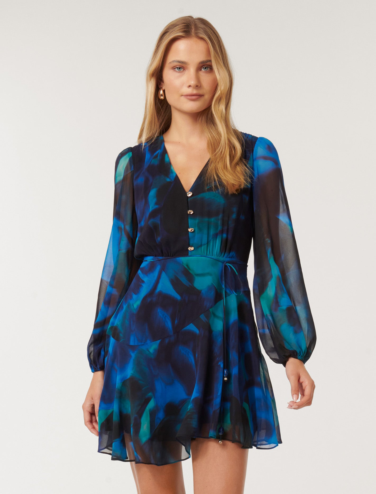 Tamara Asymm Mini Dress Rosalia Floral