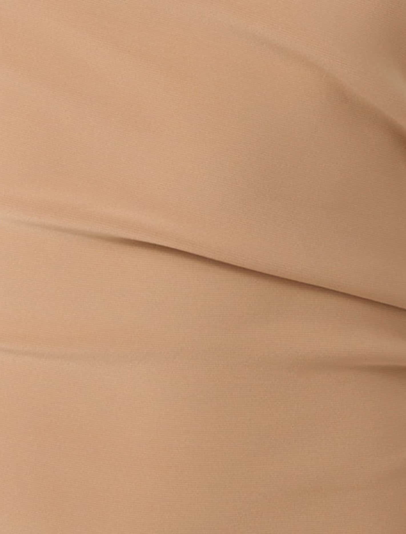 Abigail One-Shoulder Mini Dress Tan