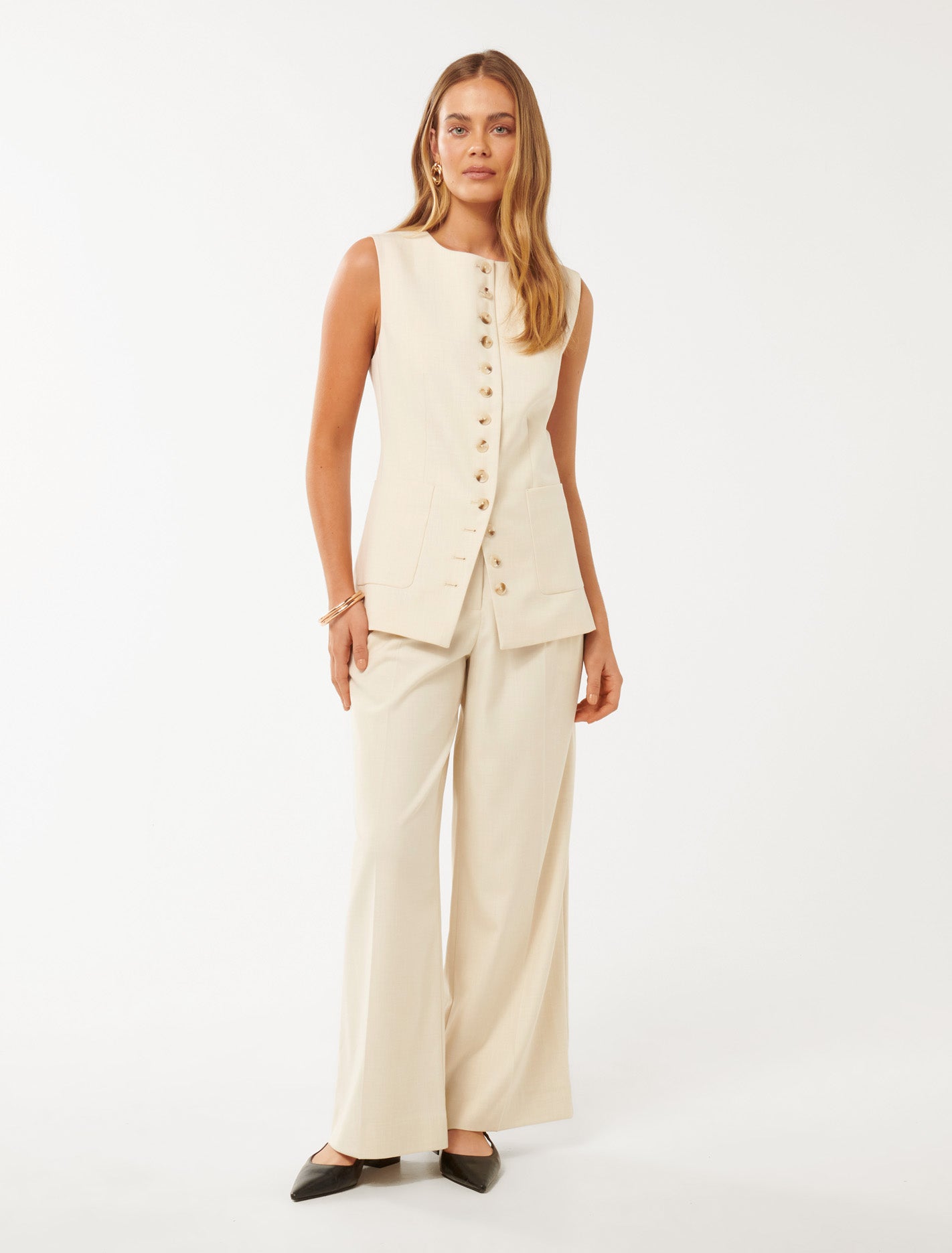 Cian Waistcoat Coconut Marle Suit