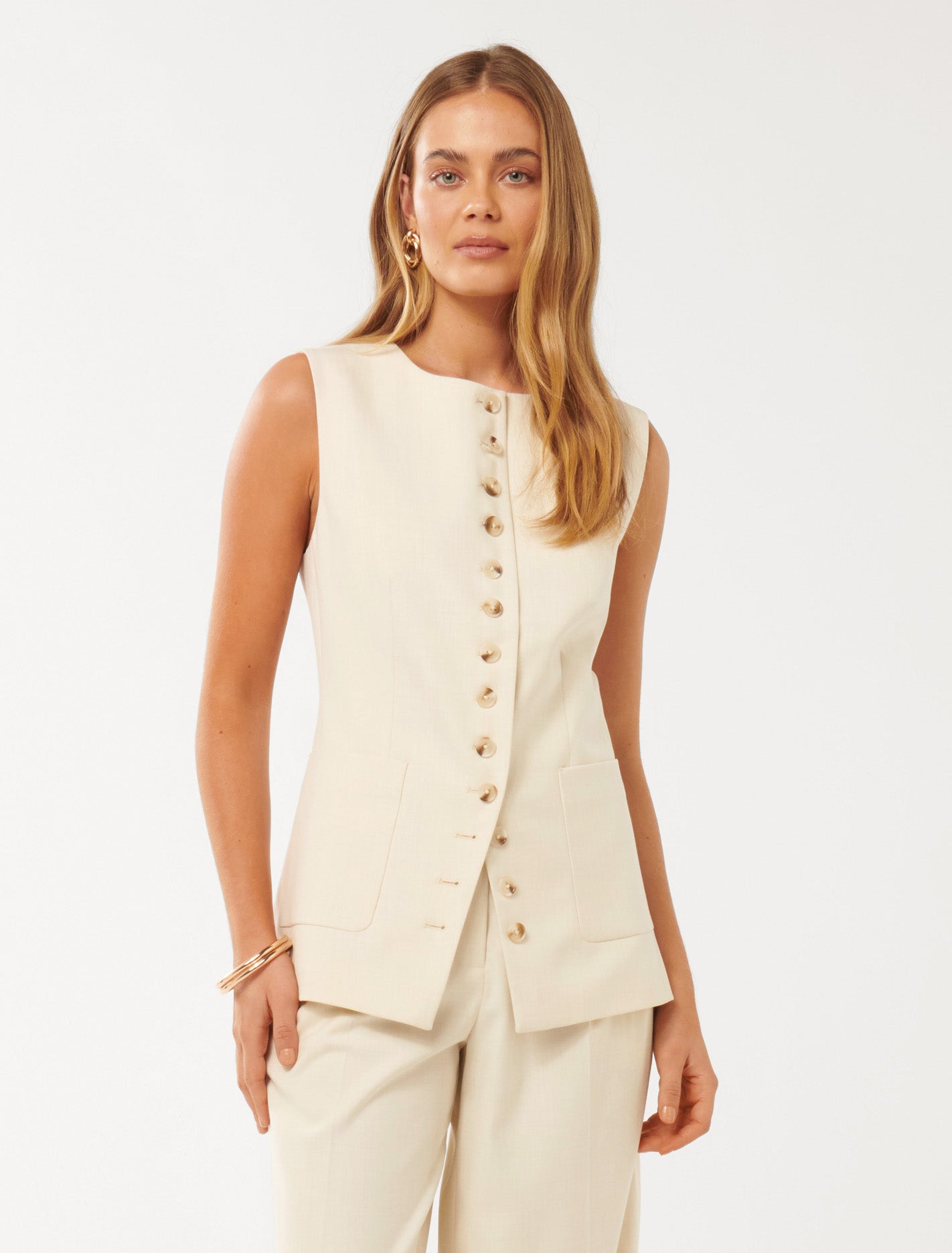 Cian Waistcoat Coconut Marle Suit
