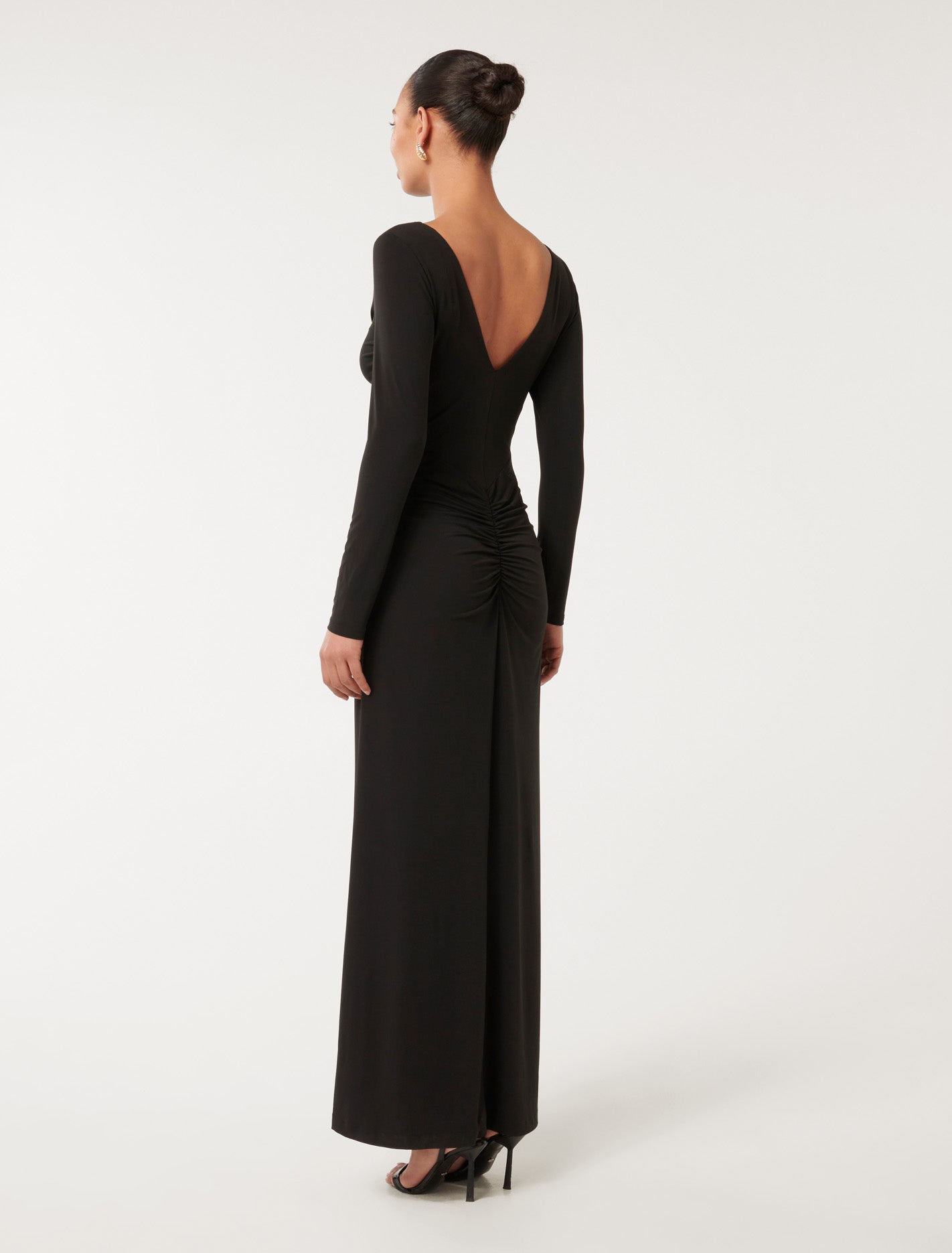 Abbey Cut-Out Maxi Dress Black