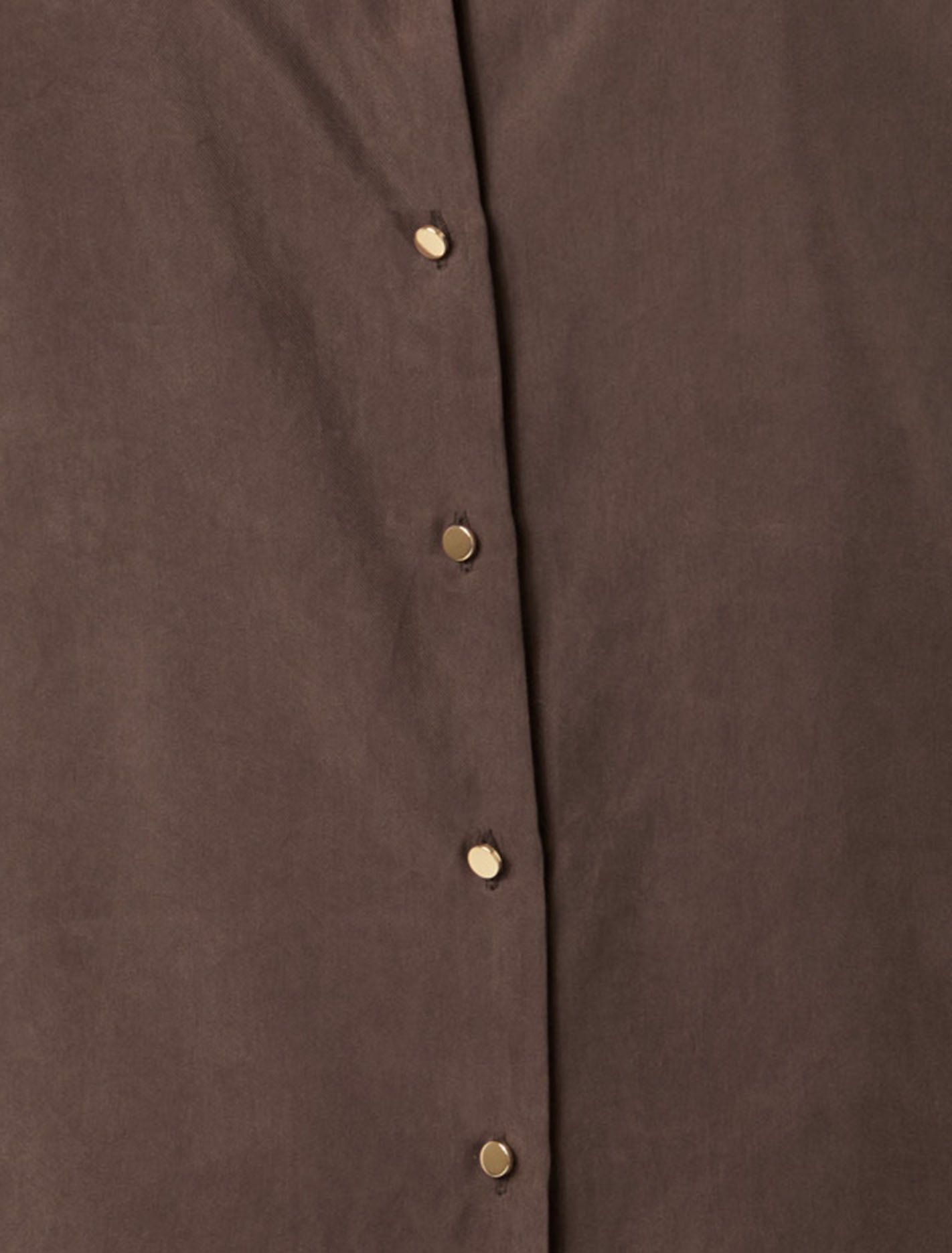 Betsy Cupro Shirt Chocolate Co-ord