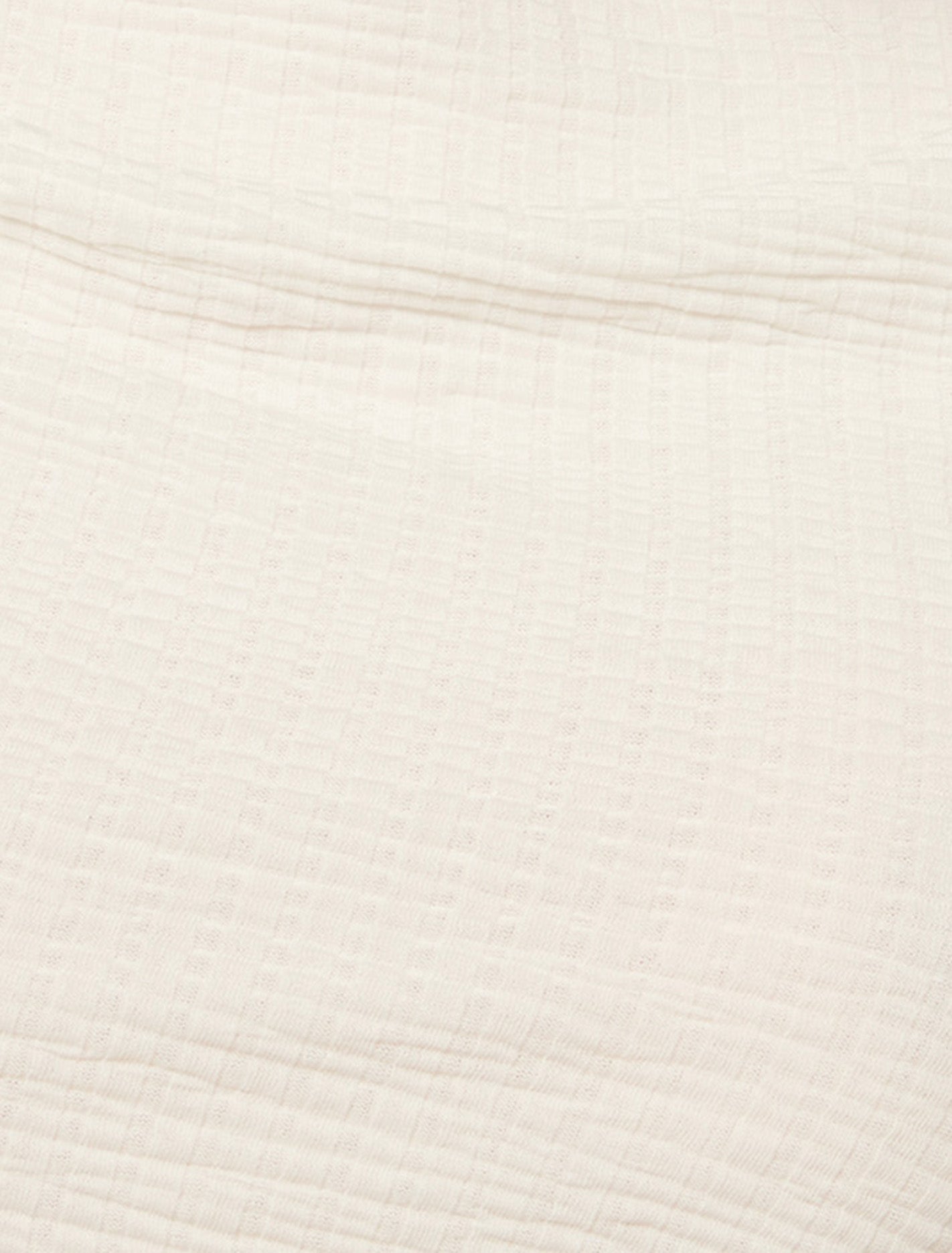Joyce Ruched Textured Top Porcelain