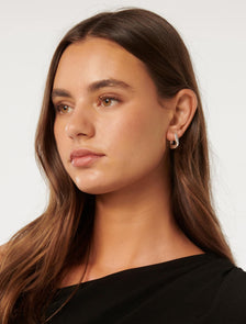 Signature Safia Small Link Earring Silver