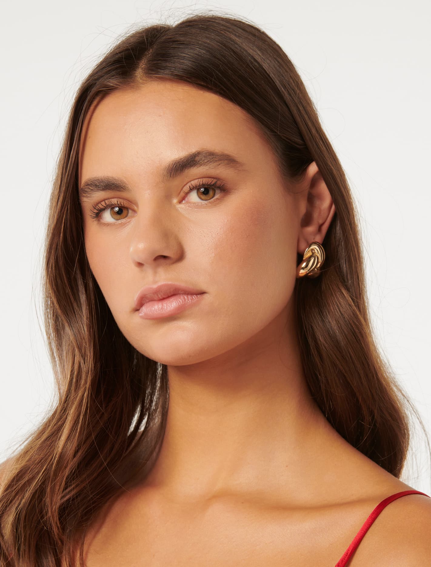 Signature Kendall Large Knot Stud Gold