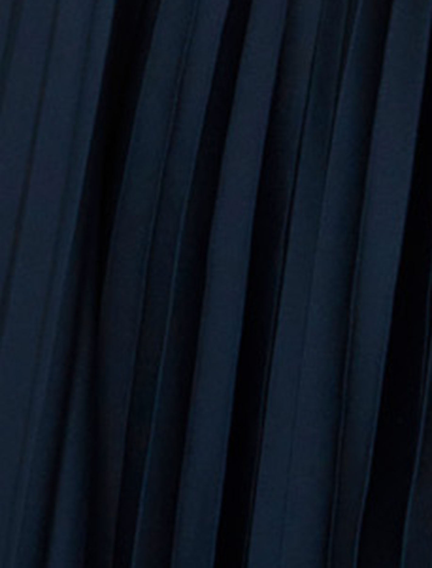 Chloe Petite Pleated Dress Deep Navy