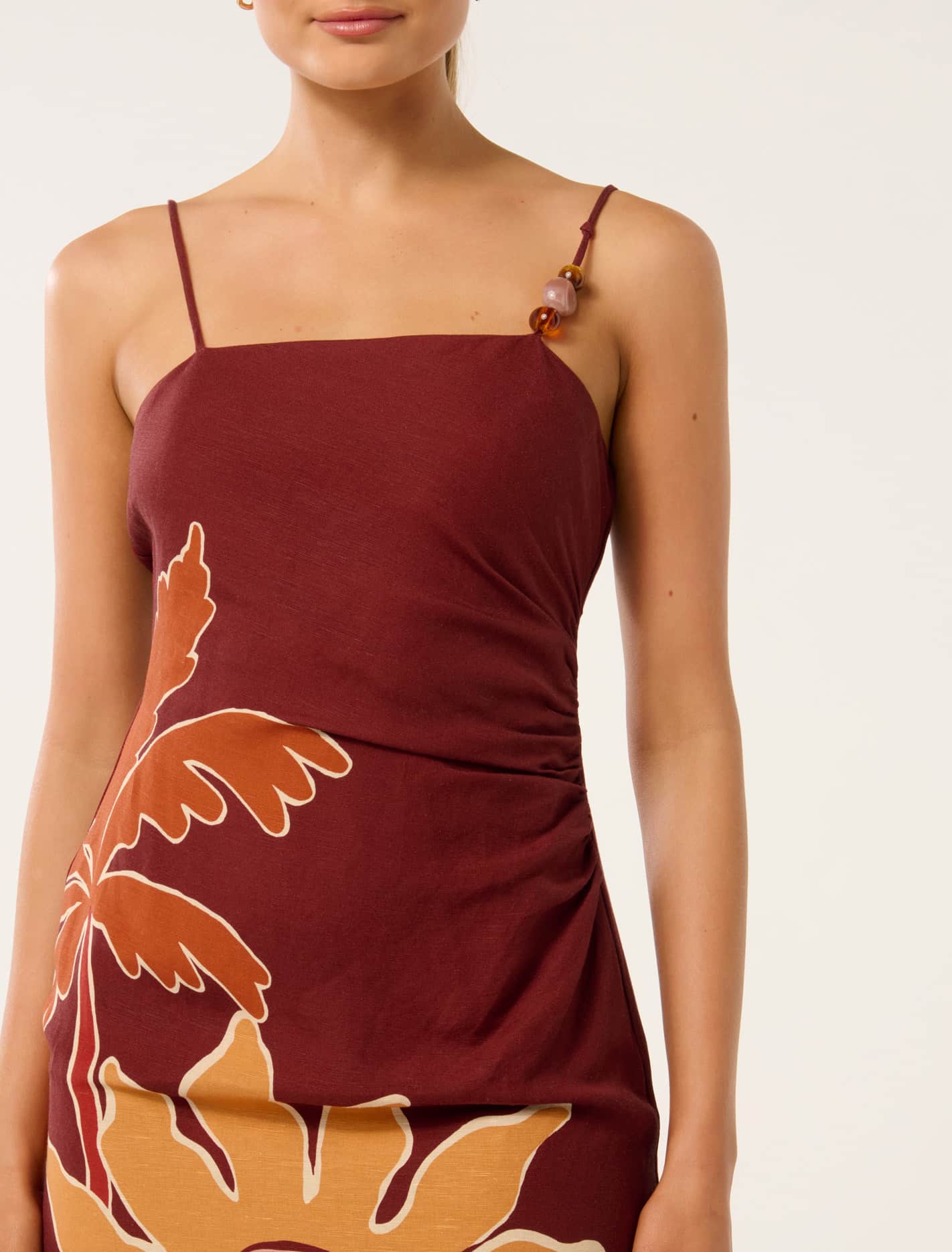 Kyla Beaded Mini Dress Dark Rio Tropical