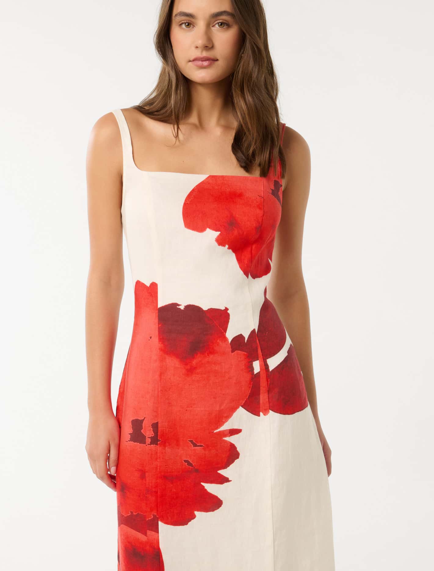 Mason Column Midi Dress Large Devi Floral