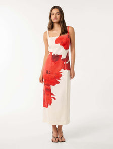 Mason Column Midi Dress Large Devi Floral
