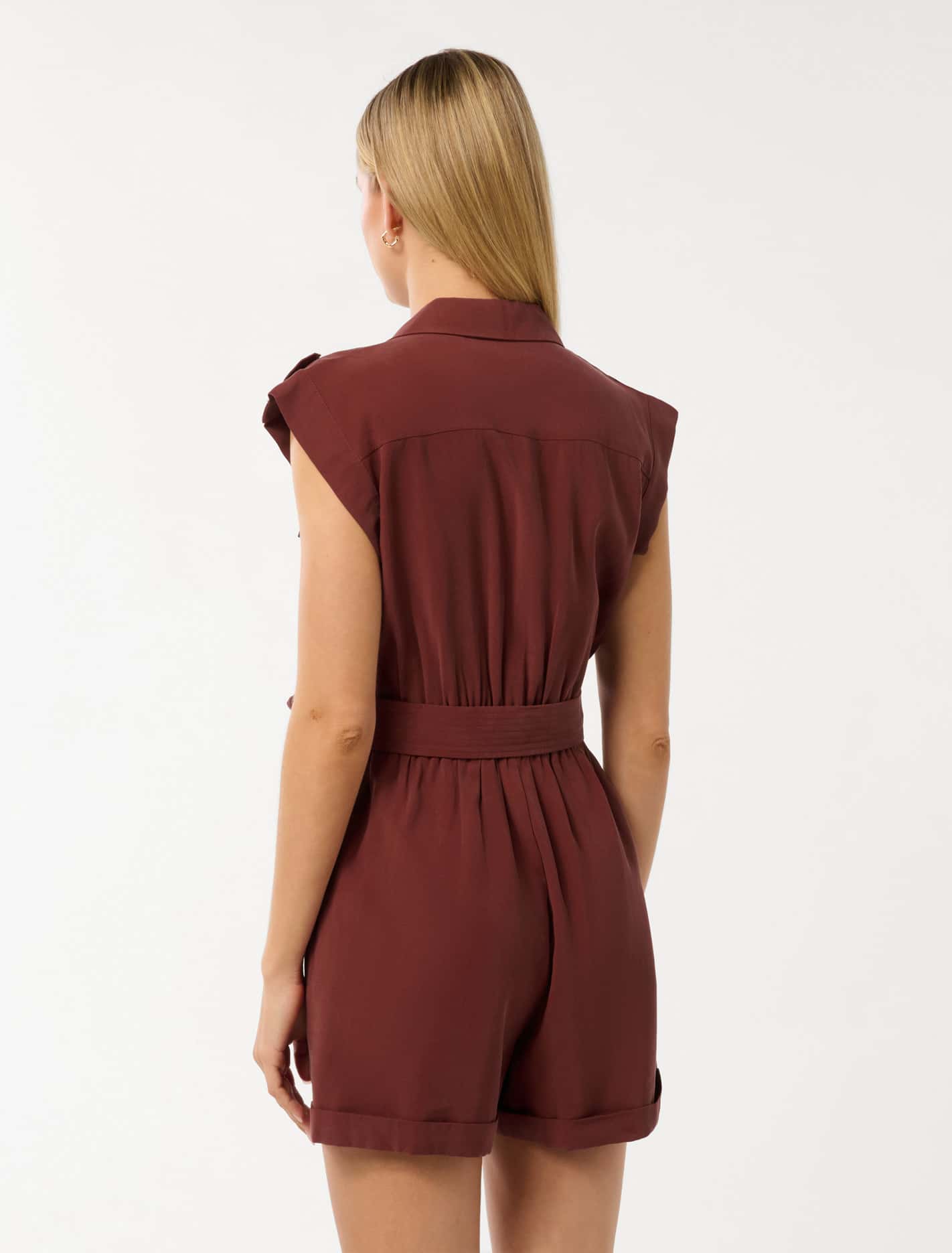 Elka Zip-Detail Playsuit Shiraz