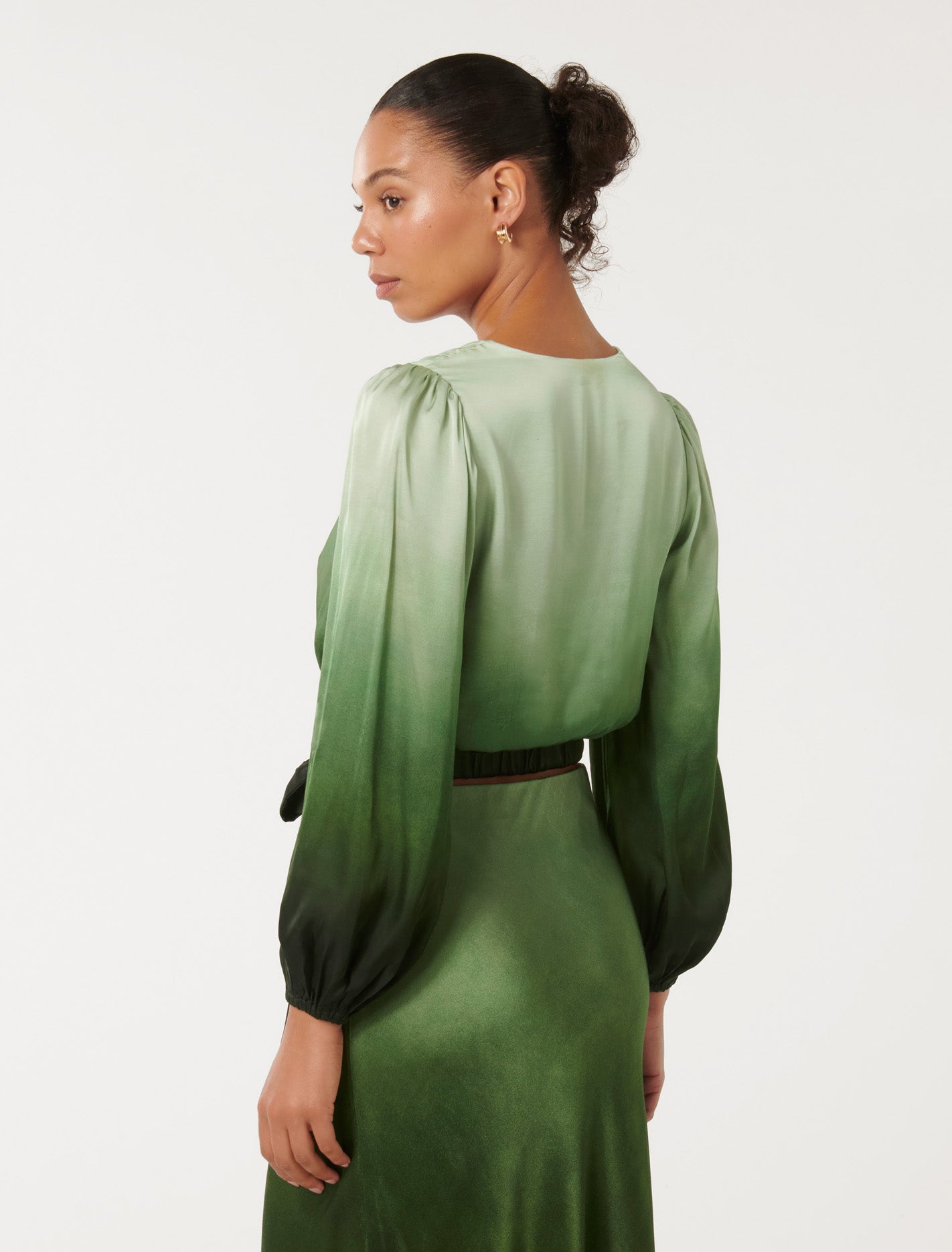 Bethany Ombre Blouse Sage Ombre