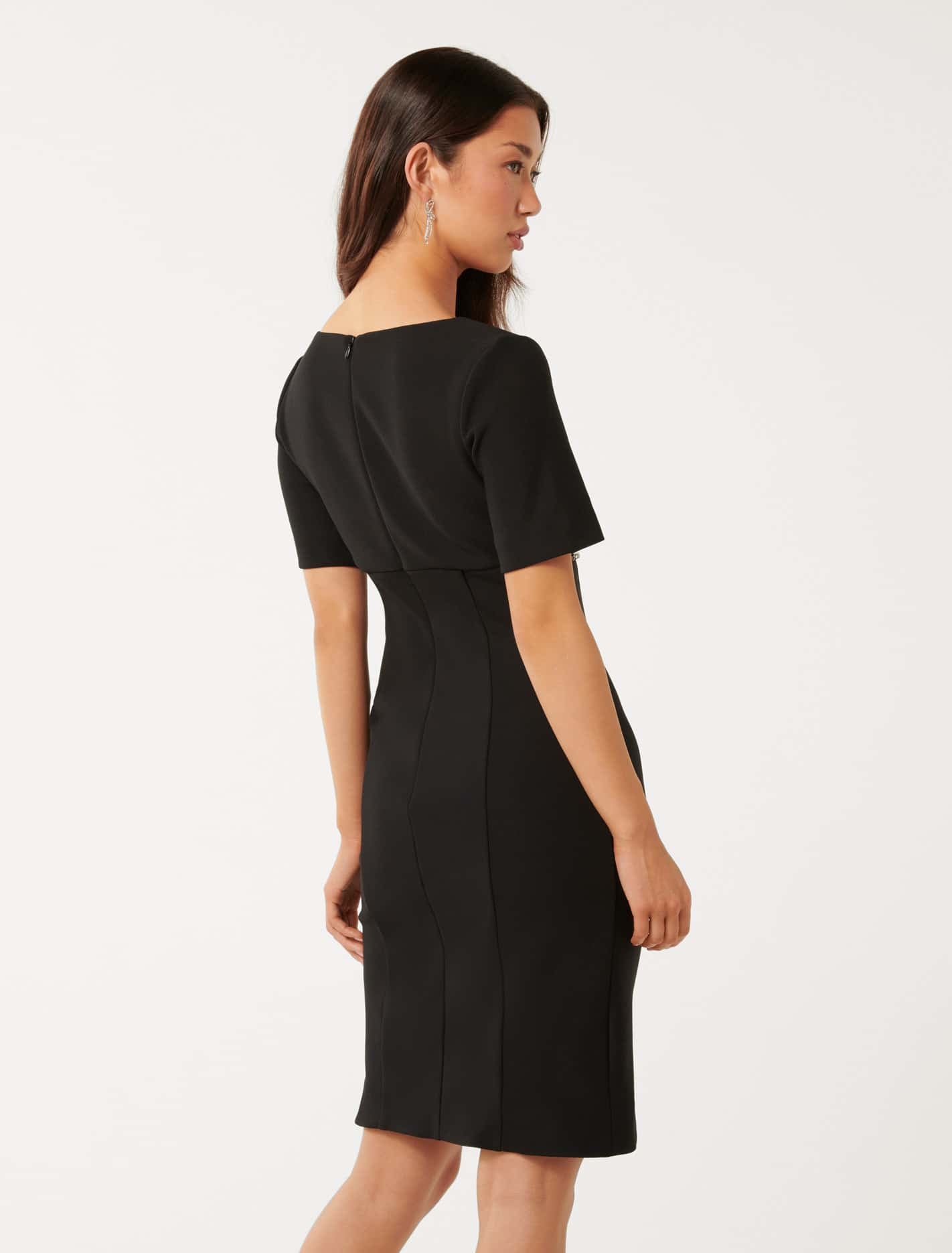 Lori Embellished Dress Black