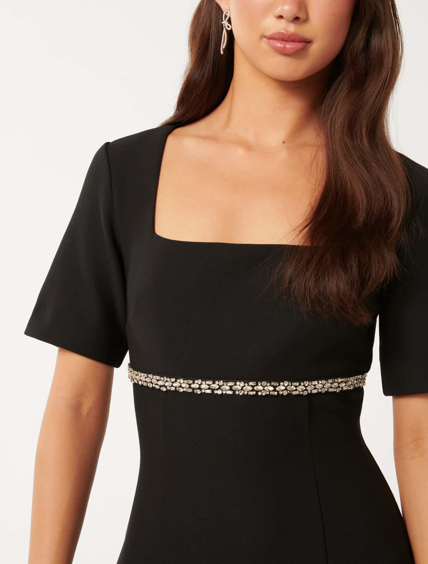 Lori Embellished Dress Black