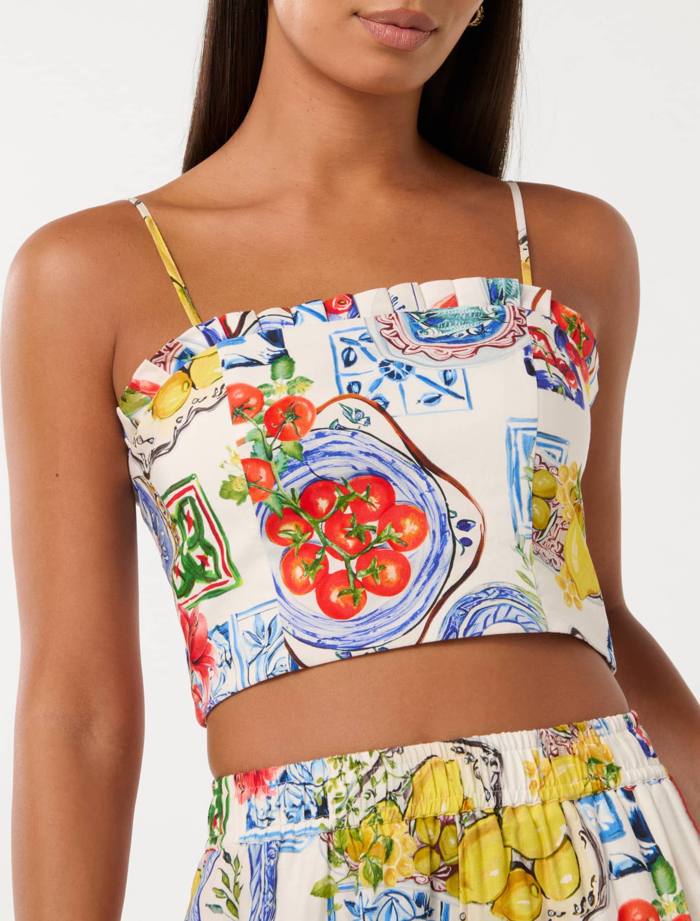 Phoenix Bandeau Top Sorrento Tile Co-ord