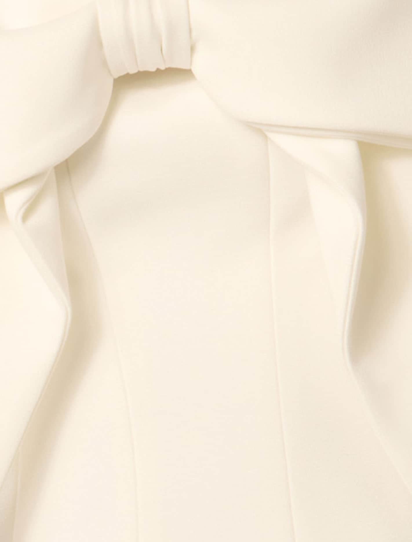 Hayley Bow-Front Mini Dress Porcelain